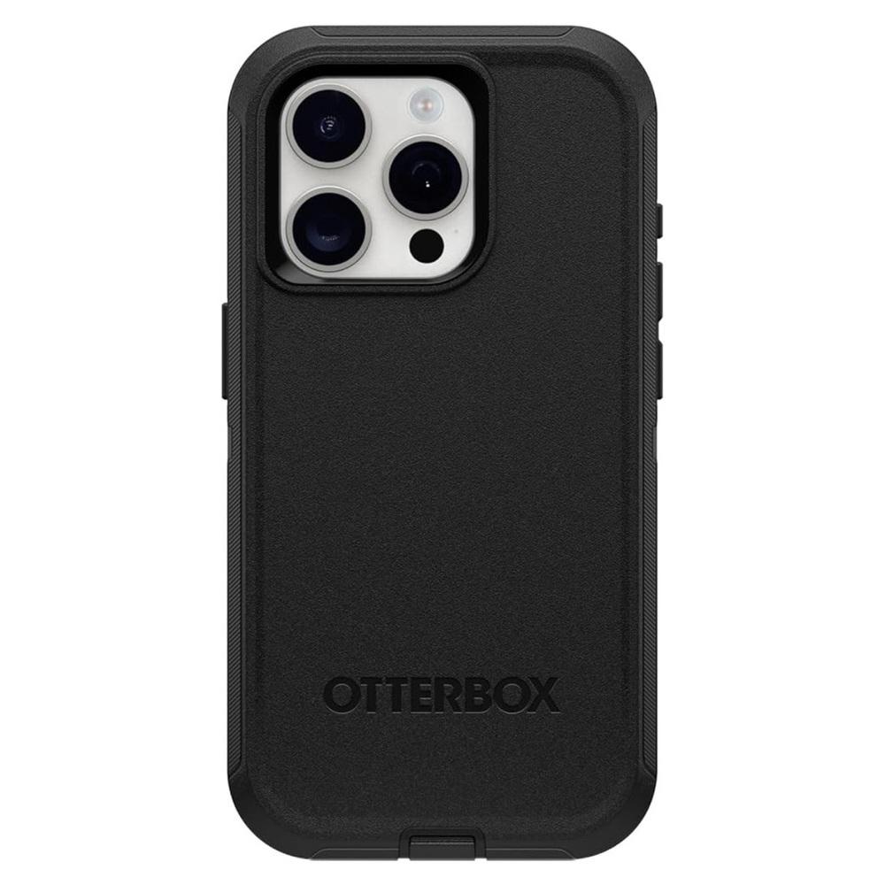 15 Pro Defender Black Phone Case